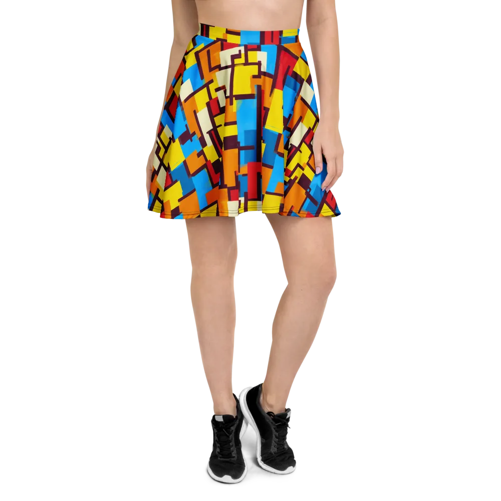 Bauhaus Voltage on Skater Skirt — Front