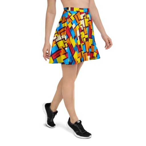 Bauhaus Voltage on a Skater Skirt