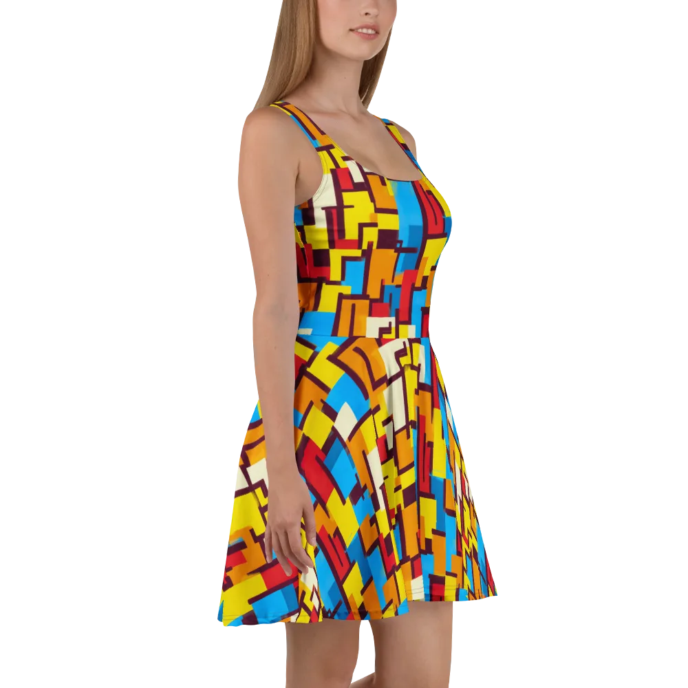 Bauhaus Voltage on Skater Dress — Right