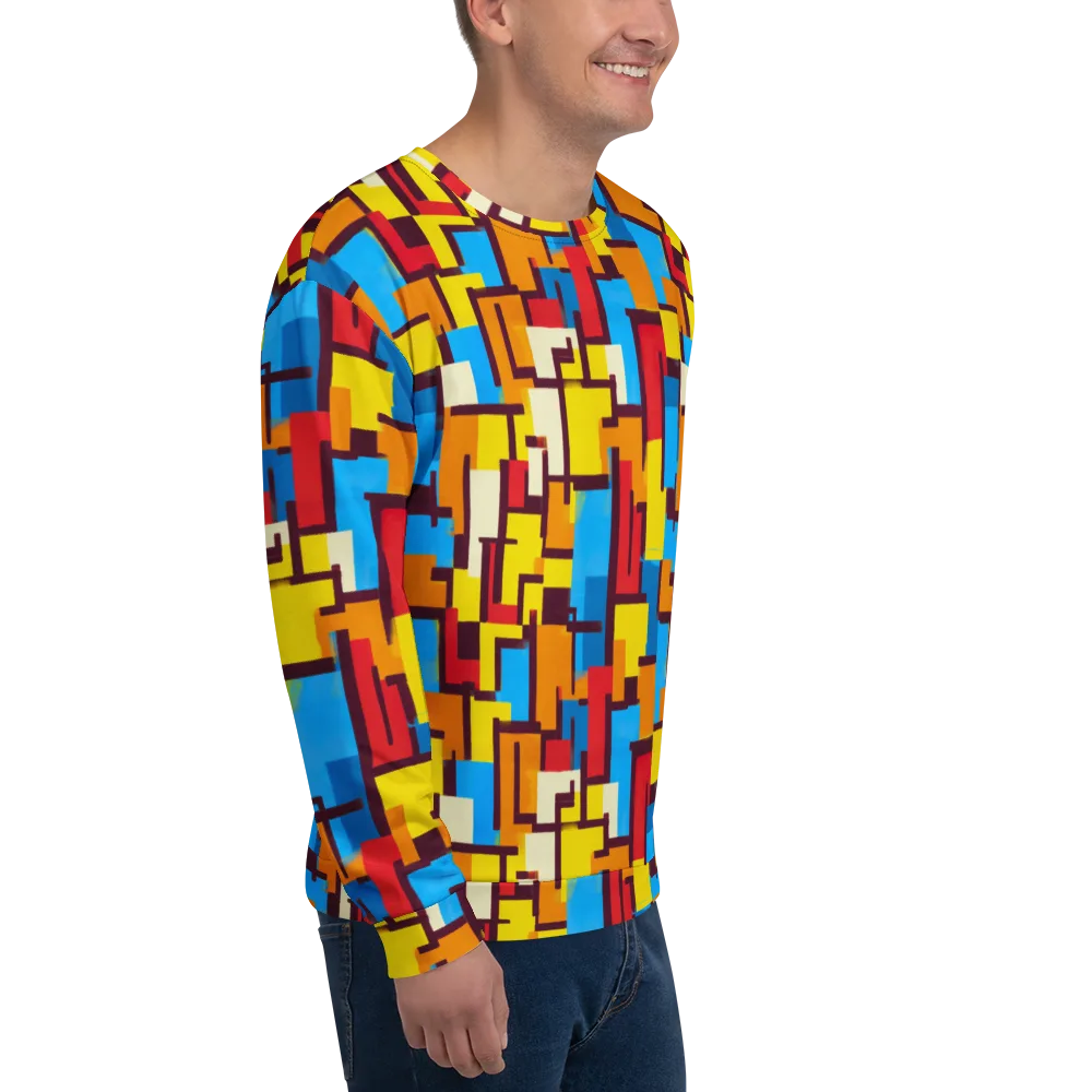 Bauhaus Voltage on Sweatshirt — Right Front