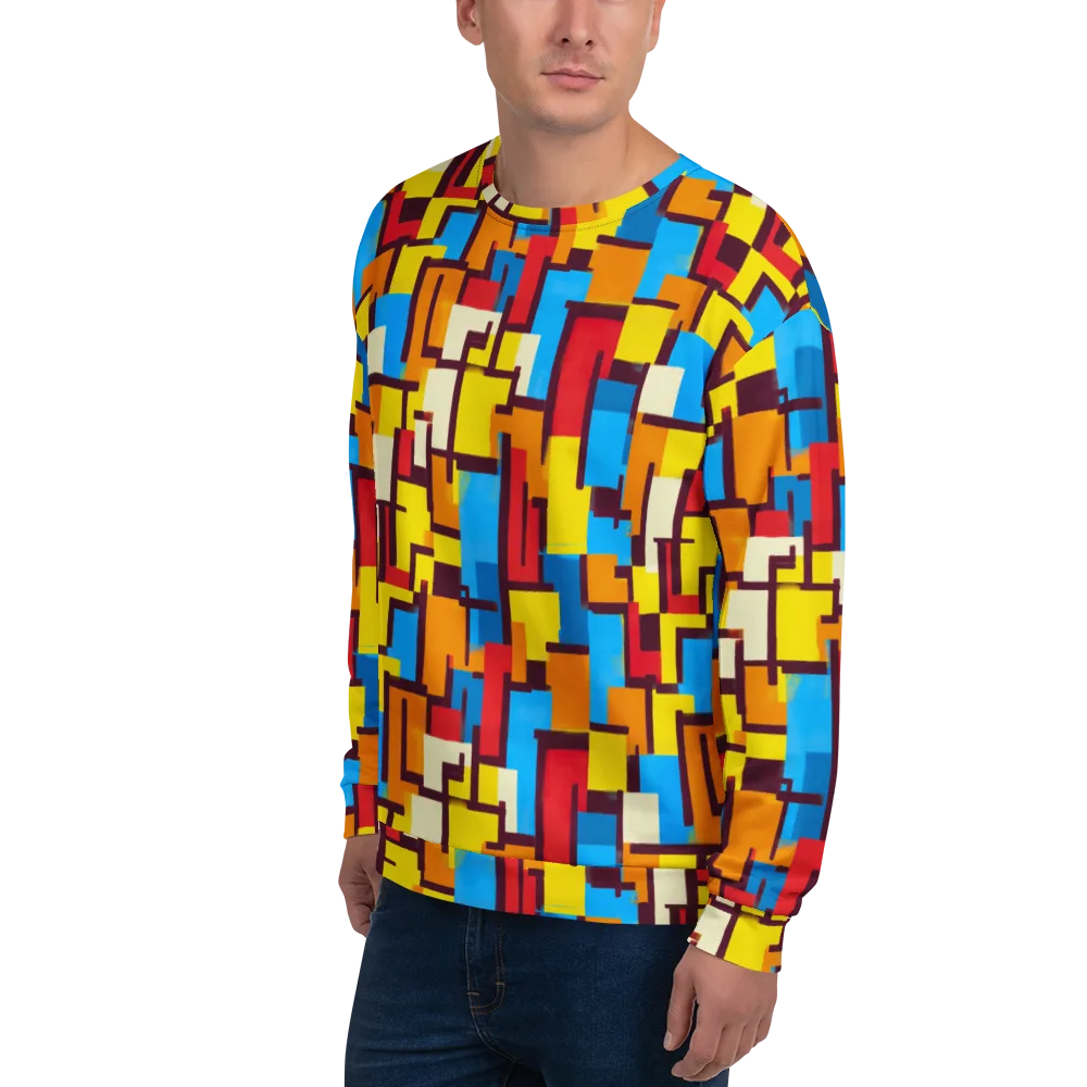 Bauhaus Voltage on Sweatshirt — Left Front