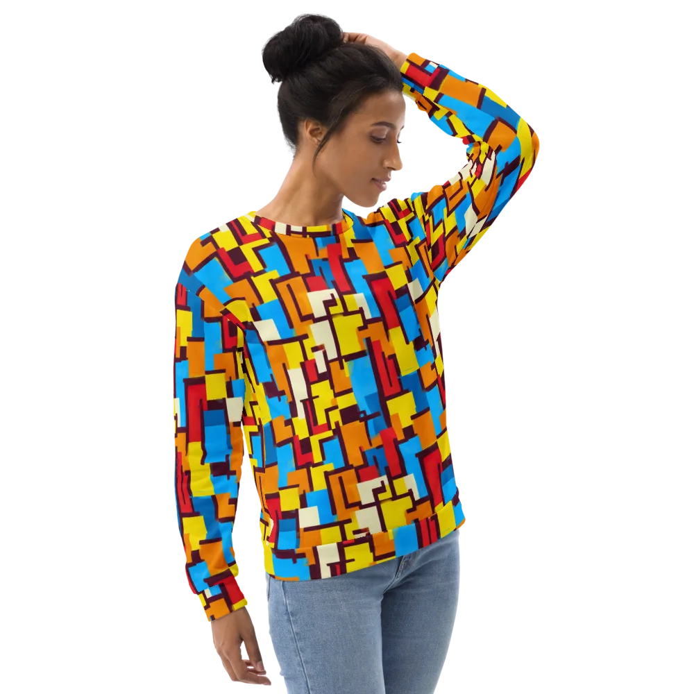 Bauhaus Voltage on Sweatshirt — Right Front
