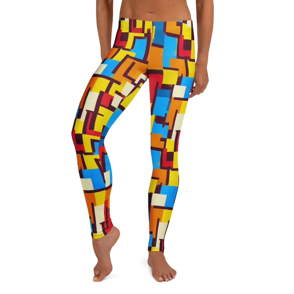 Bauhaus Voltage on Leggings — Front
