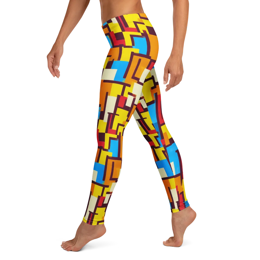 Bauhaus Voltage on Leggings — Left