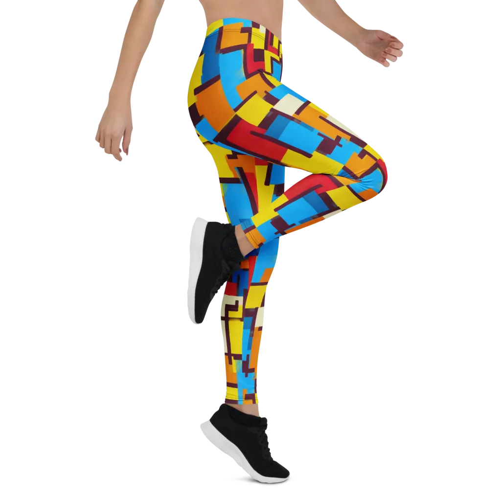 Bauhaus Voltage on Leggings — Right