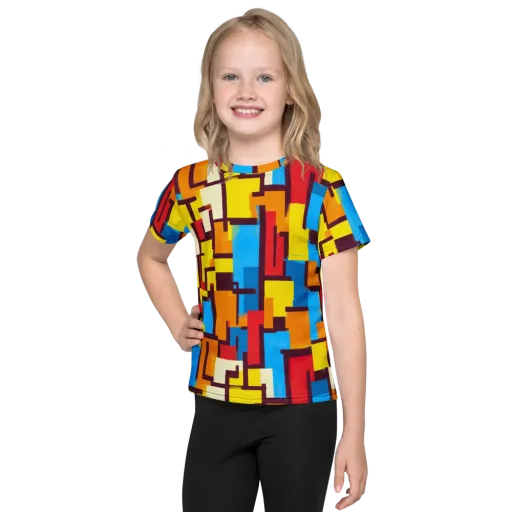 Bauhaus Voltage on a Kids Crew Neck T-Shirt