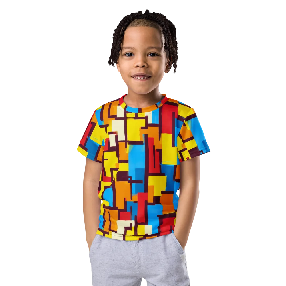 Bauhaus Voltage on Kids Crew Neck T-Shirt — Front