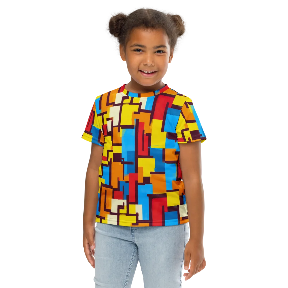 Bauhaus Voltage on Kids Crew Neck T-Shirt — Front
