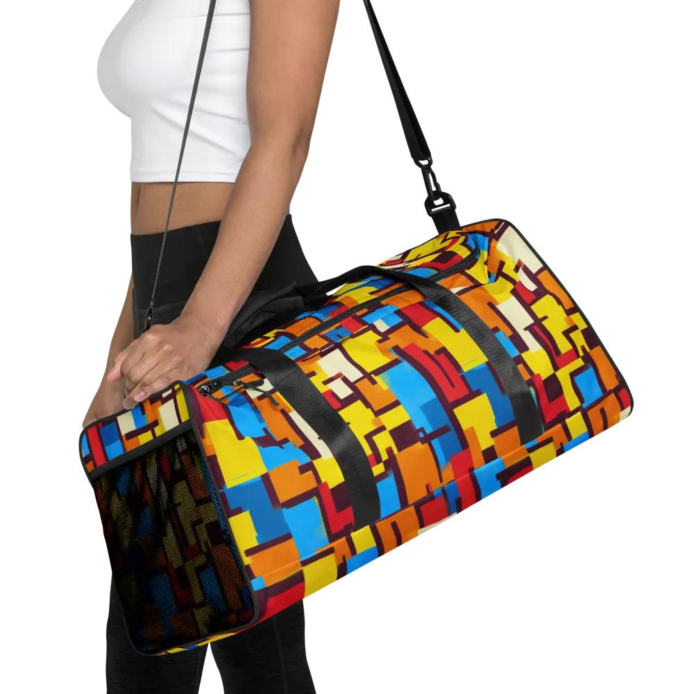 Bauhaus Voltage on Duffle Bag — Front