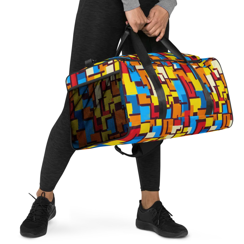 Bauhaus Voltage on Duffle Bag — Right Front