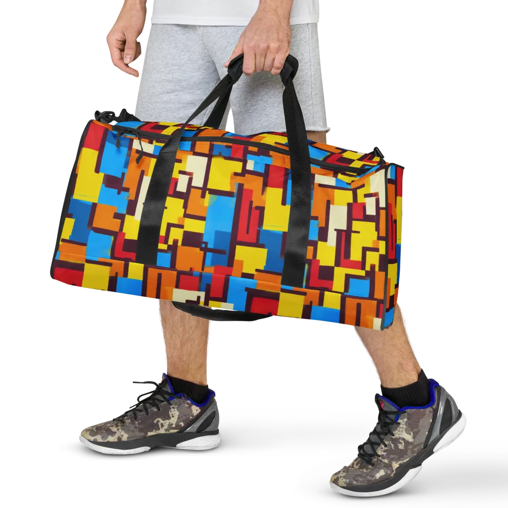 Bauhaus Voltage on Duffle Bag — Front