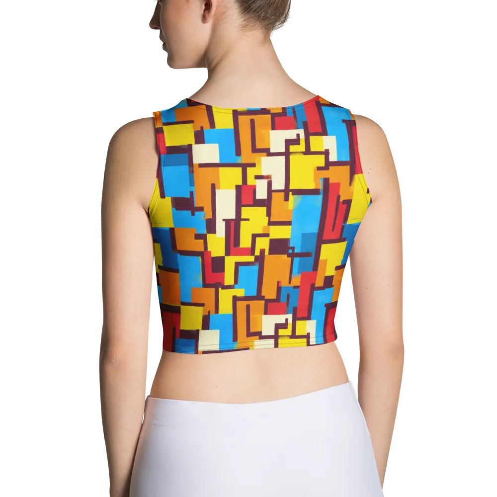 Bauhaus Voltage on Crop Top — Back