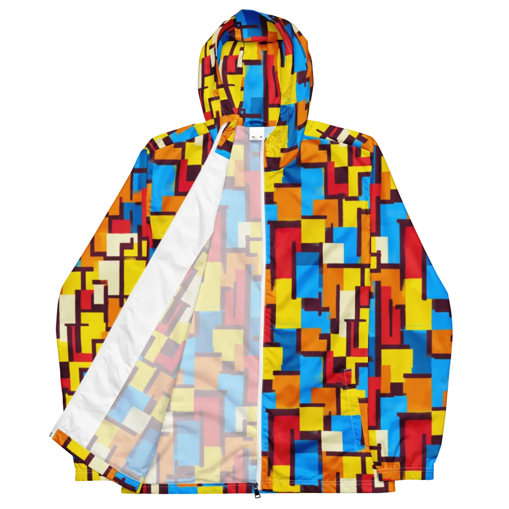 Bauhaus Voltage on Men's Windbreaker — Front