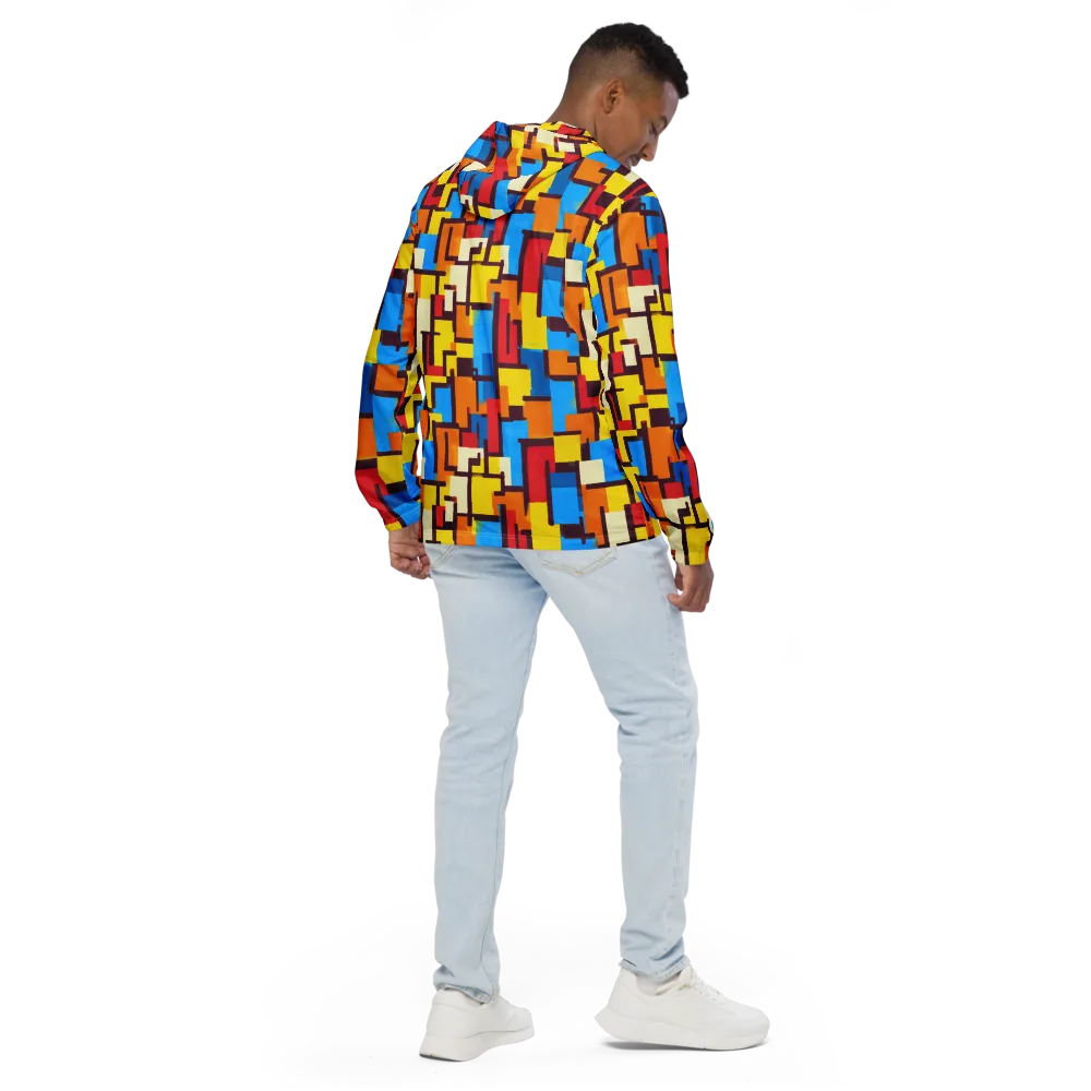 Bauhaus Voltage on Men's Windbreaker — Back