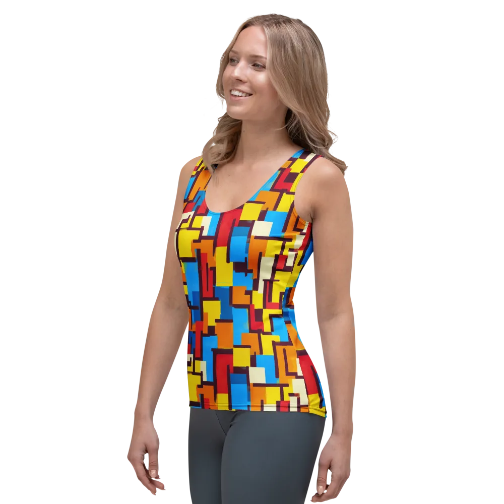 Bauhaus Voltage on Women's Tank Top — Left Front