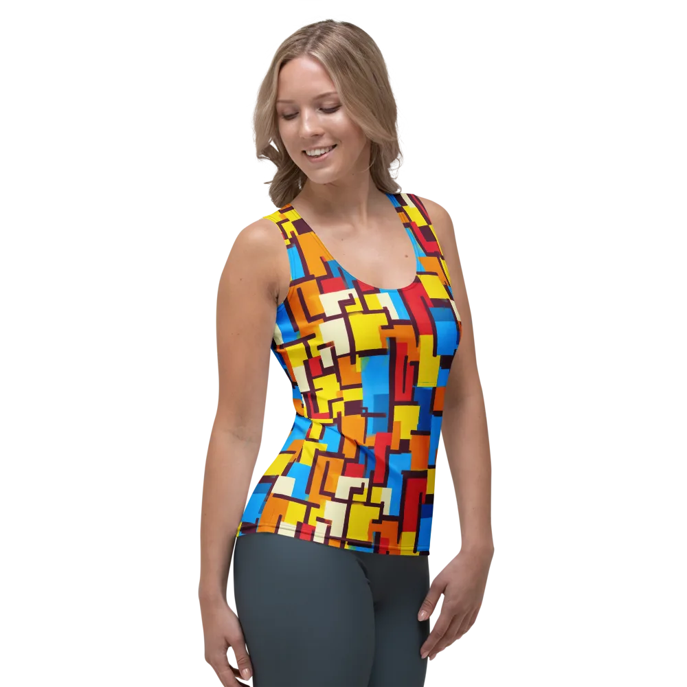 Bauhaus Voltage on Women's Tank Top — Right Front