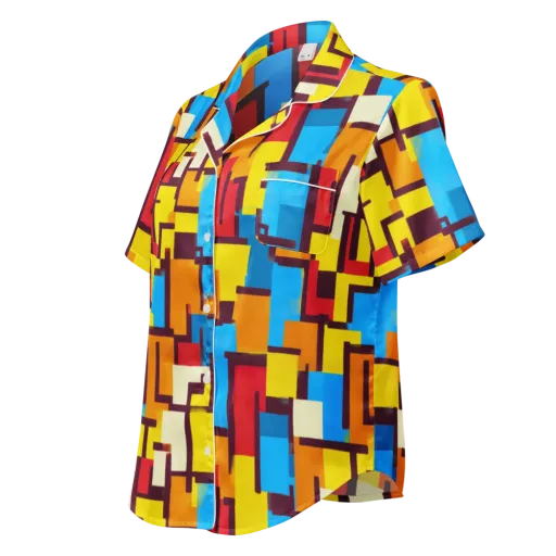 Bauhaus Voltage on a Women's Short Sleeve Pajama Top