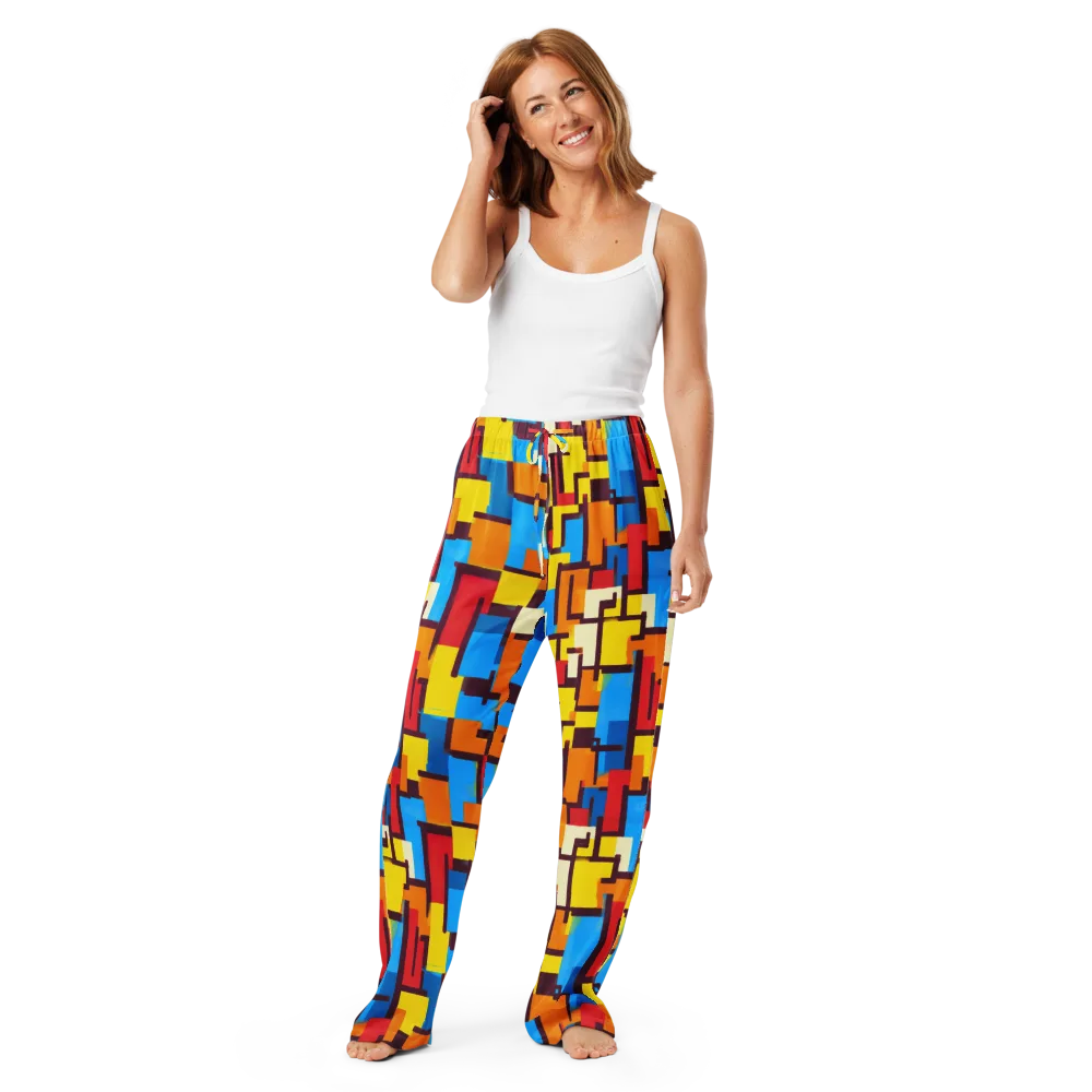 Bauhaus Voltage on Women's Pajama Pants — Front