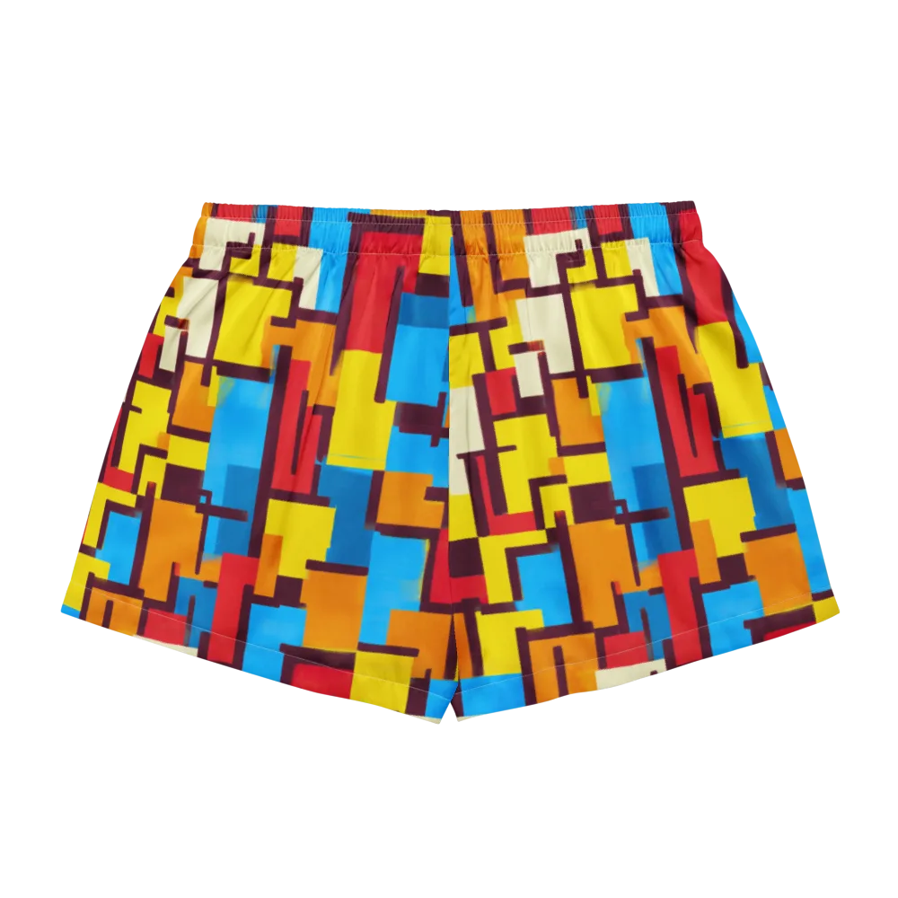 Bauhaus Voltage on Women's Pajama Shorts — Back