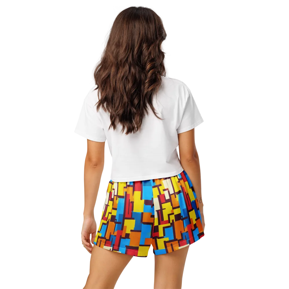 Bauhaus Voltage on Women's Pajama Shorts — Back