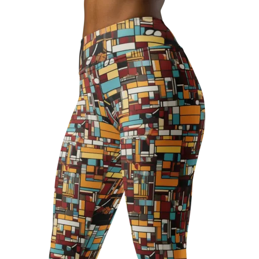 Chromatic City on a Yoga Leggings