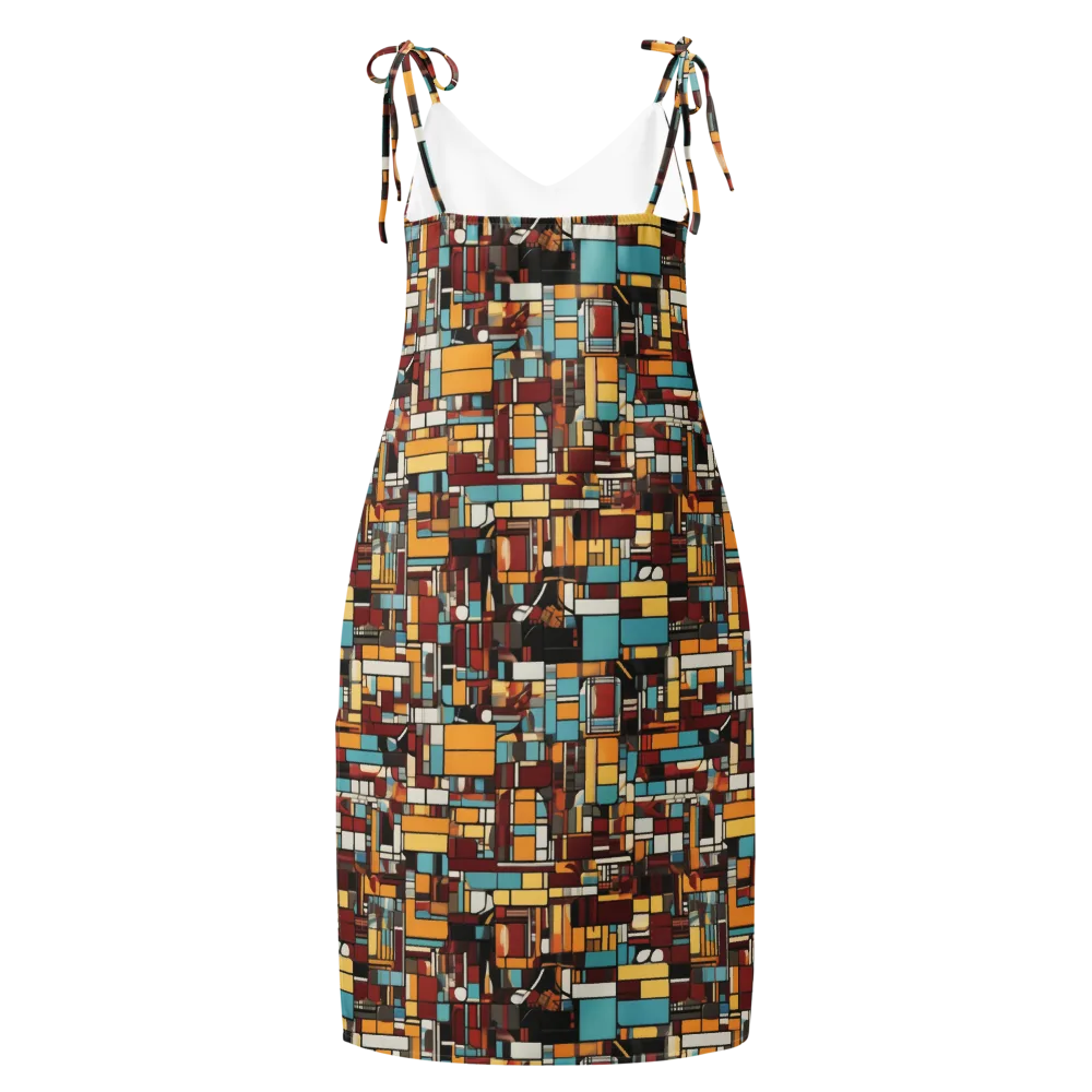 Chromatic City on Slip Dress — Back