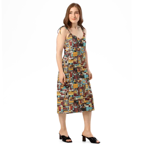 Chromatic City on a Slip Dress
