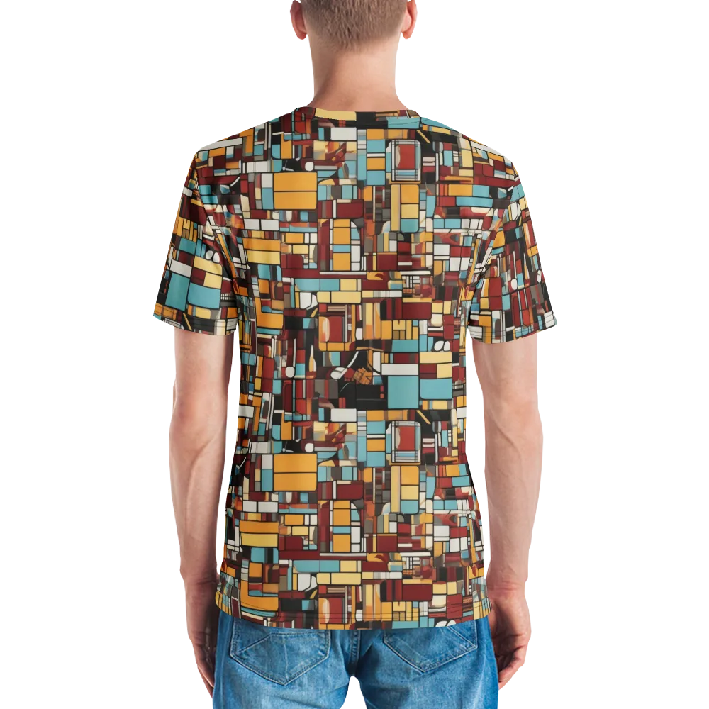 Chromatic City on Men's Crew Neck T-Shirt — Back