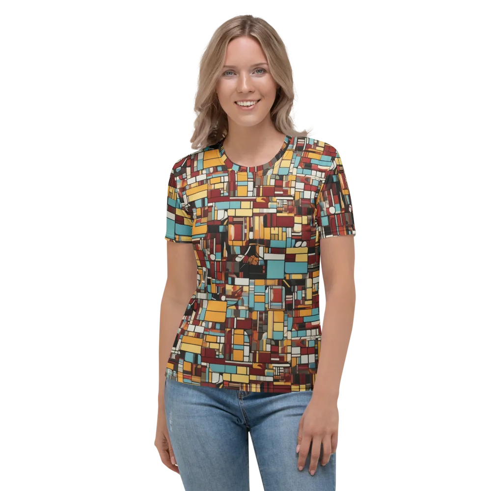 Chromatic City on Women's Crew Neck T-Shirt — Front