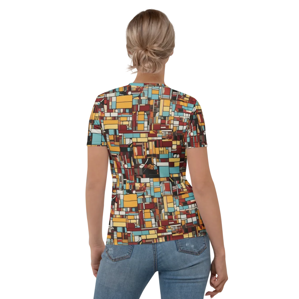 Chromatic City on Women's Crew Neck T-Shirt — Back