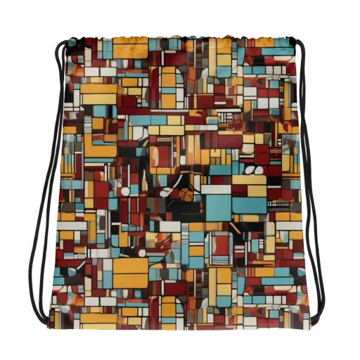 Chromatic City on a Drawstring Bag