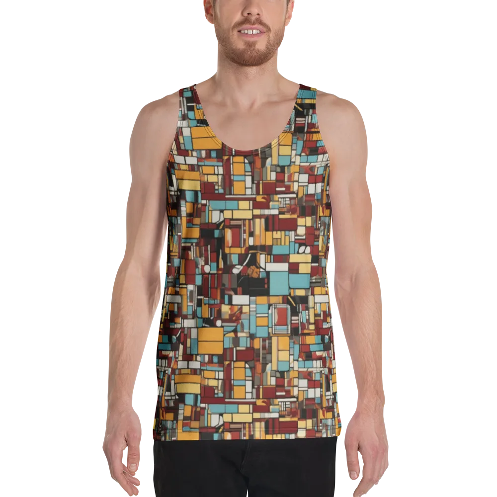 Chromatic City on Men's Tank Top — Front