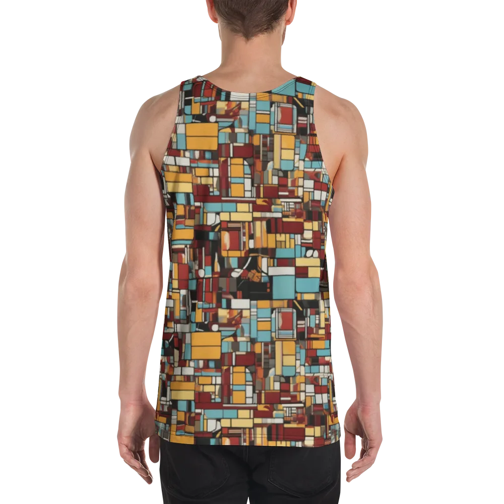 Chromatic City on Men's Tank Top — Back