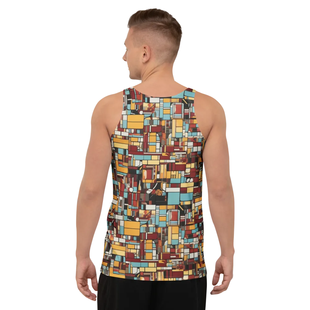 Chromatic City on Men's Tank Top — Back