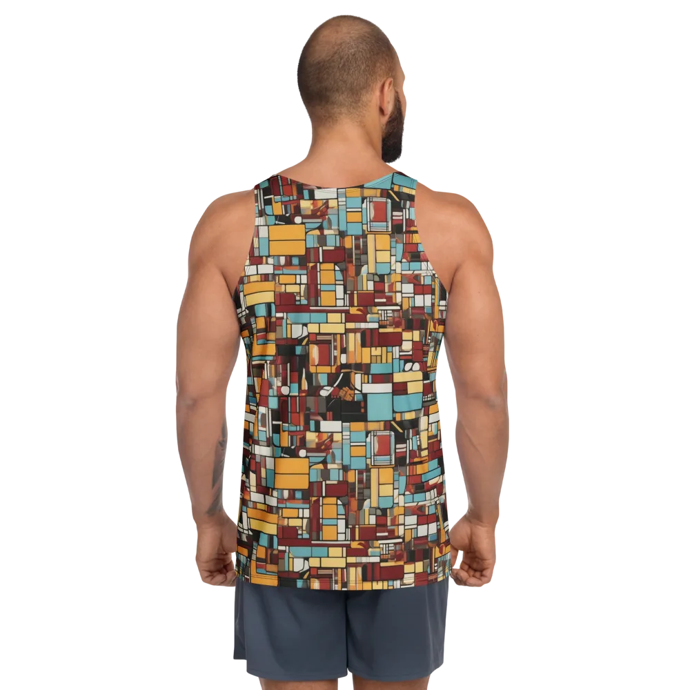 Chromatic City on Men's Tank Top — Back