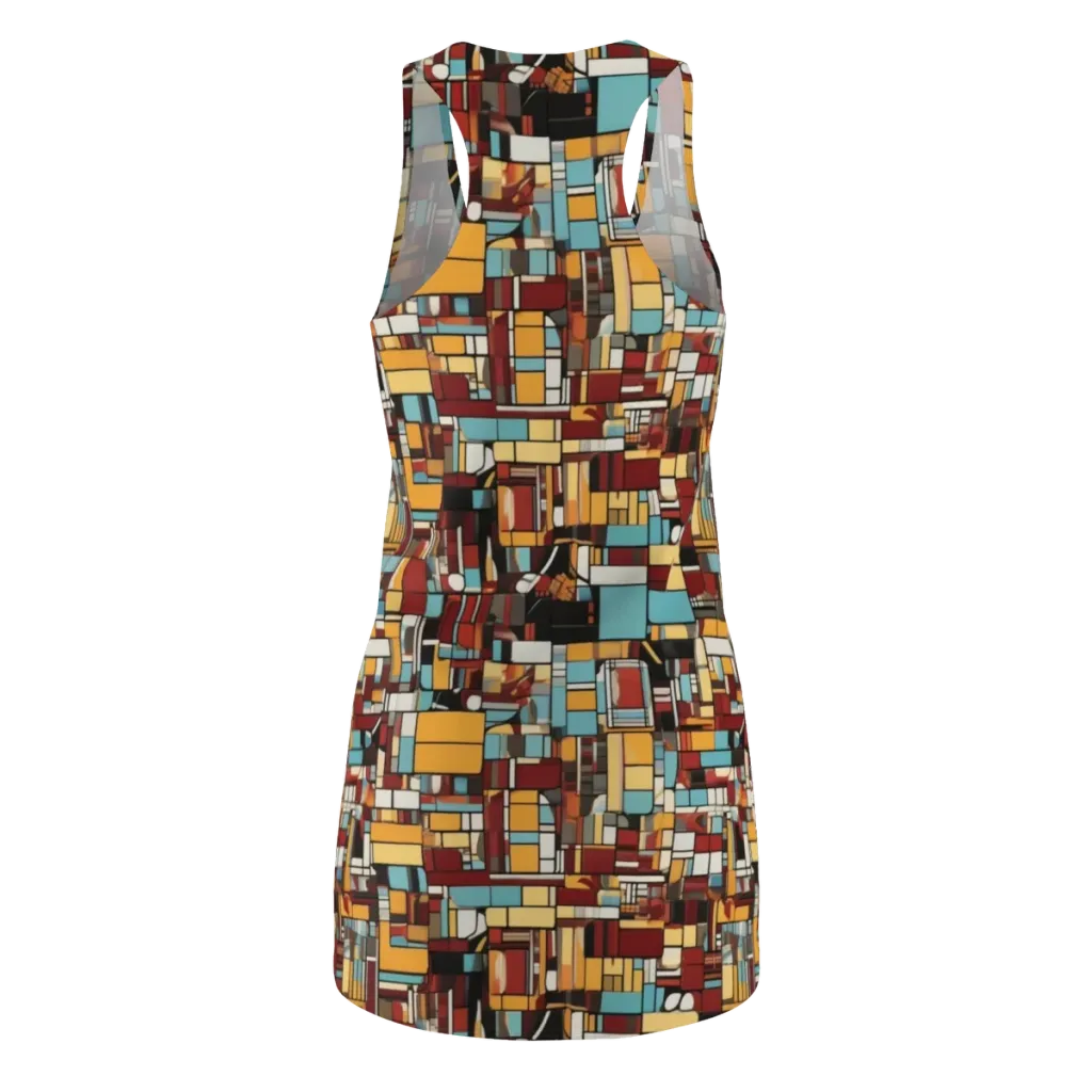 Chromatic City on Racerback Dress — Back