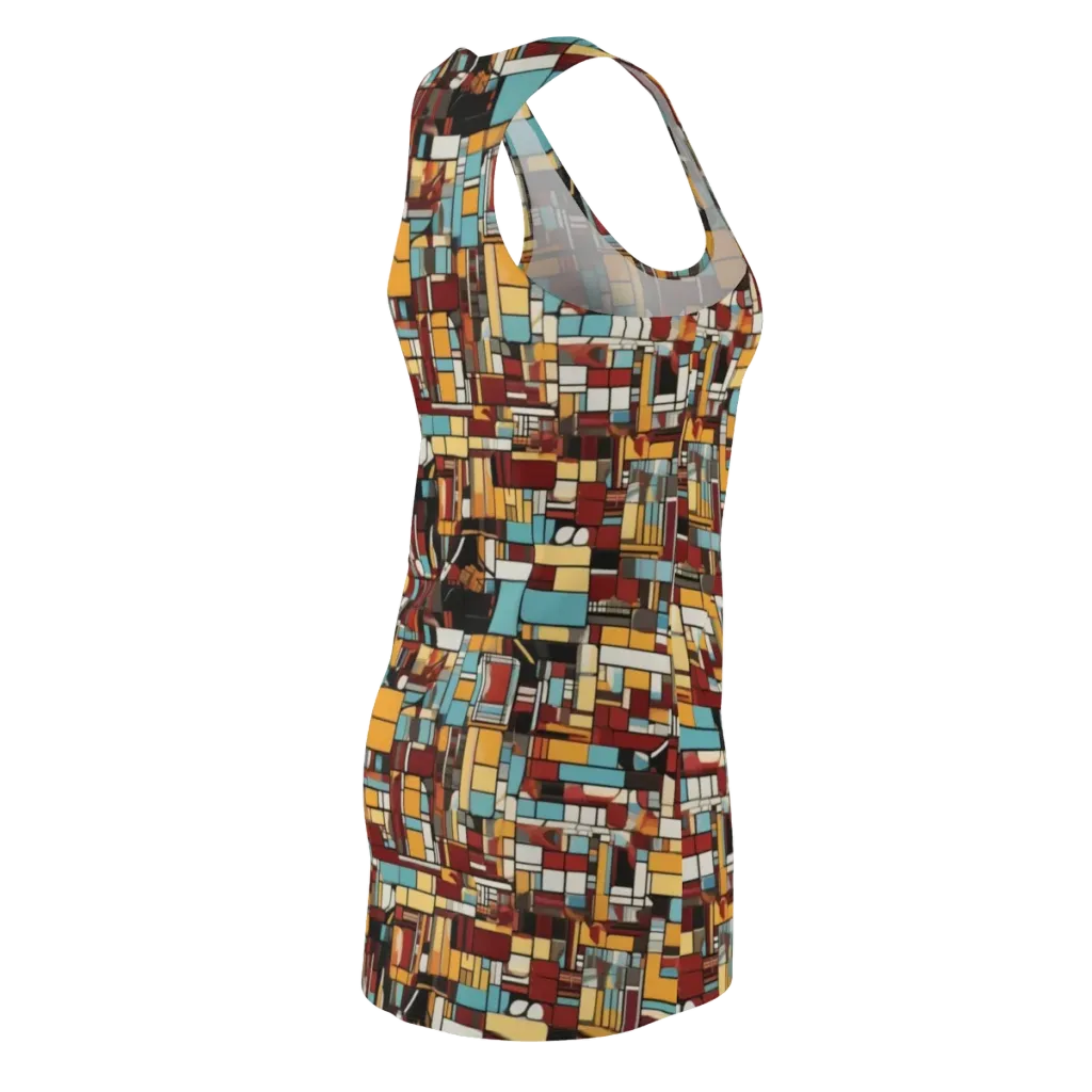 Chromatic City on Racerback Dress — Back Side