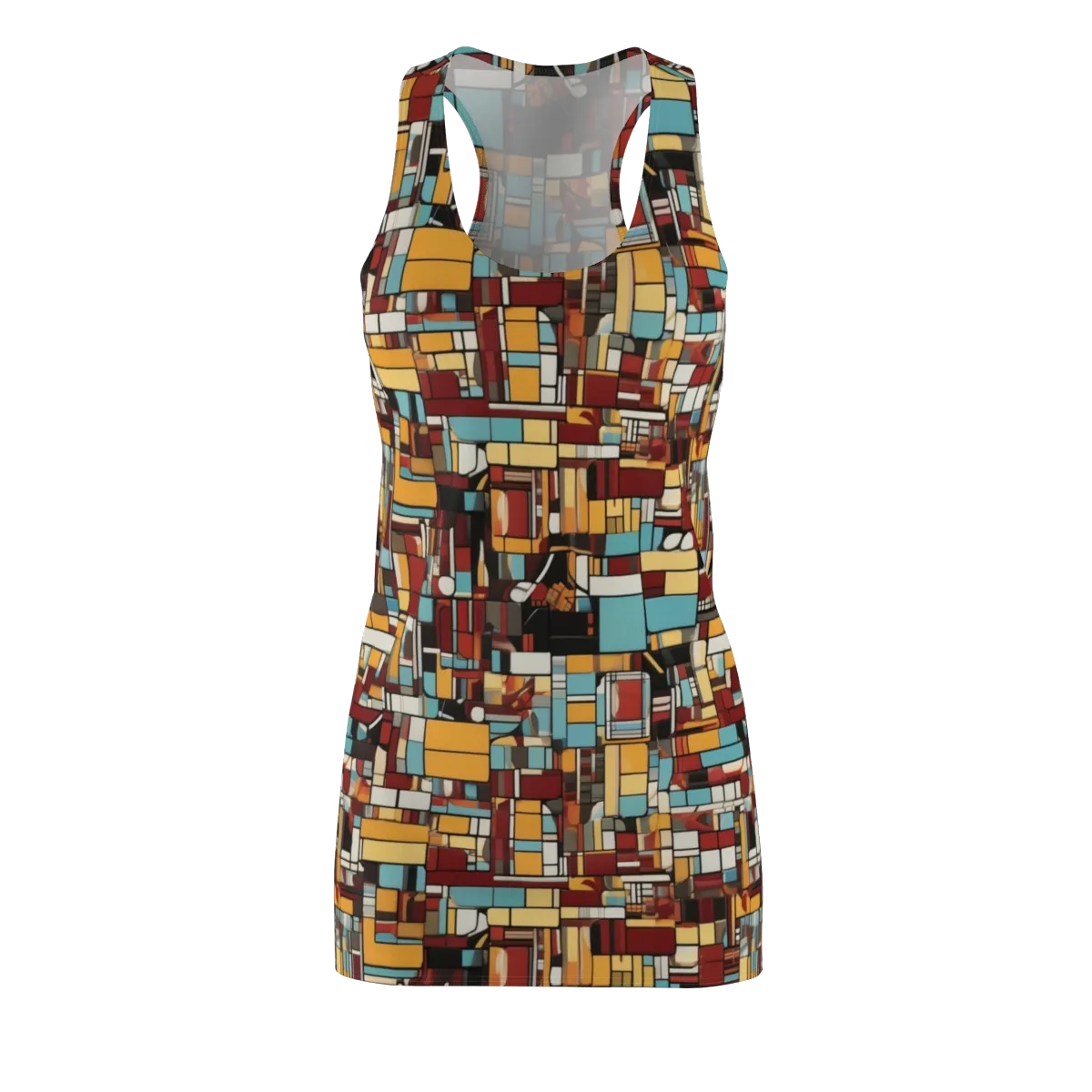 Chromatic City on Racerback Dress — Front