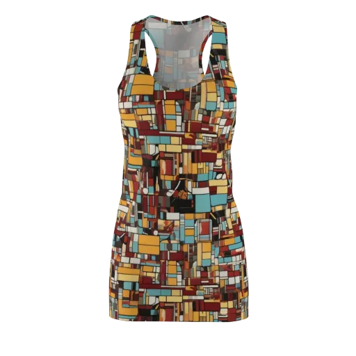 Chromatic City on a Racerback Dress
