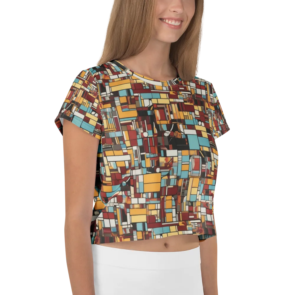 Chromatic City on Crop Tee — Right