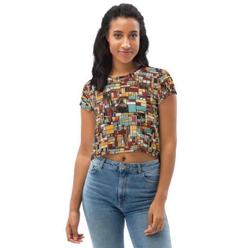 Chromatic City on a Crop Tee