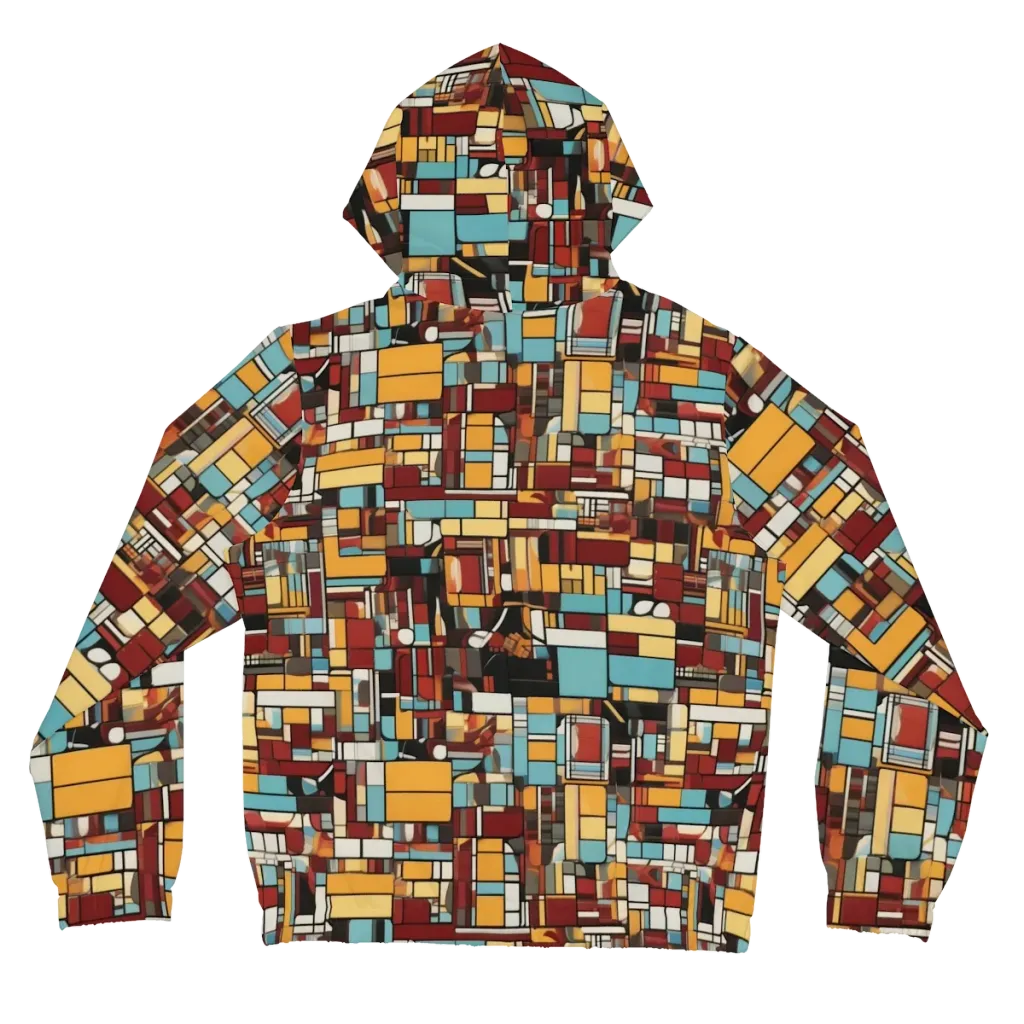 Chromatic City on Women's Full-Zip Hoodie — Back