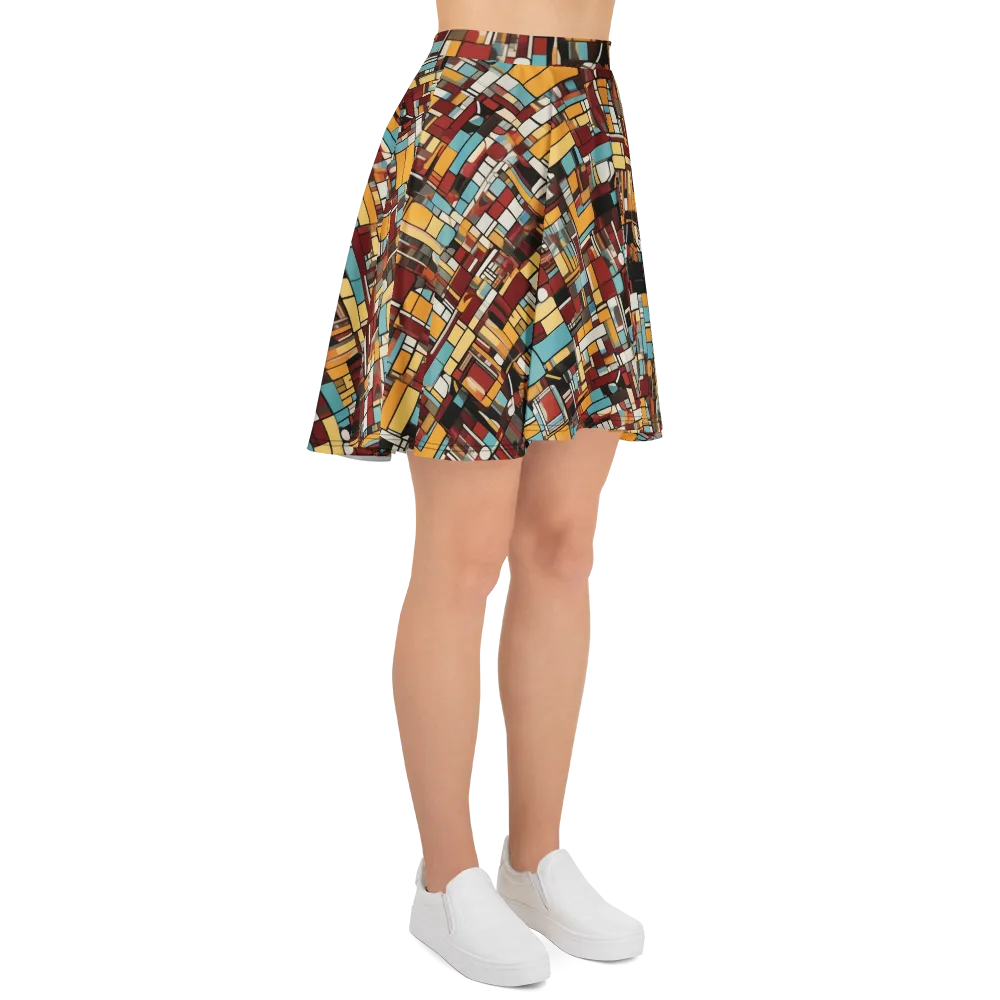 Chromatic City on Skater Skirt — Right