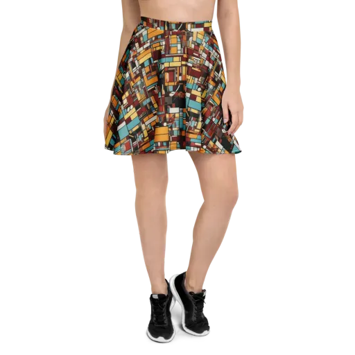 Chromatic City on a Skater Skirt