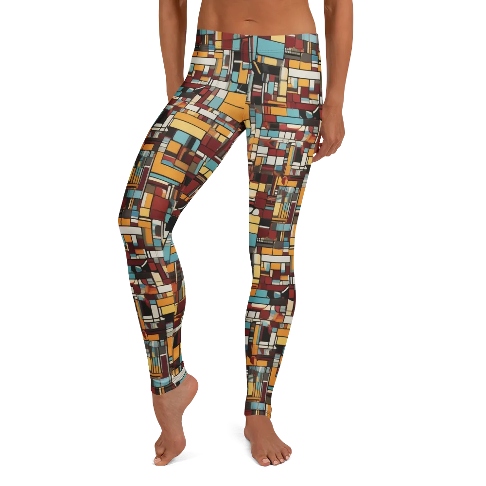 Chromatic City on Leggings — Front