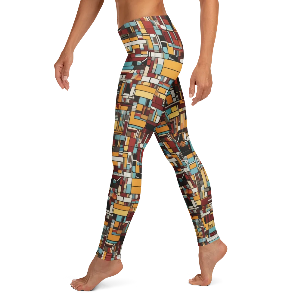 Chromatic City on Leggings — Left