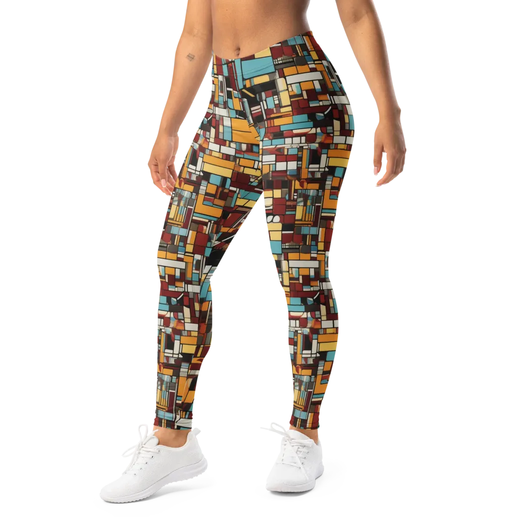 Chromatic City on Leggings — Left Front