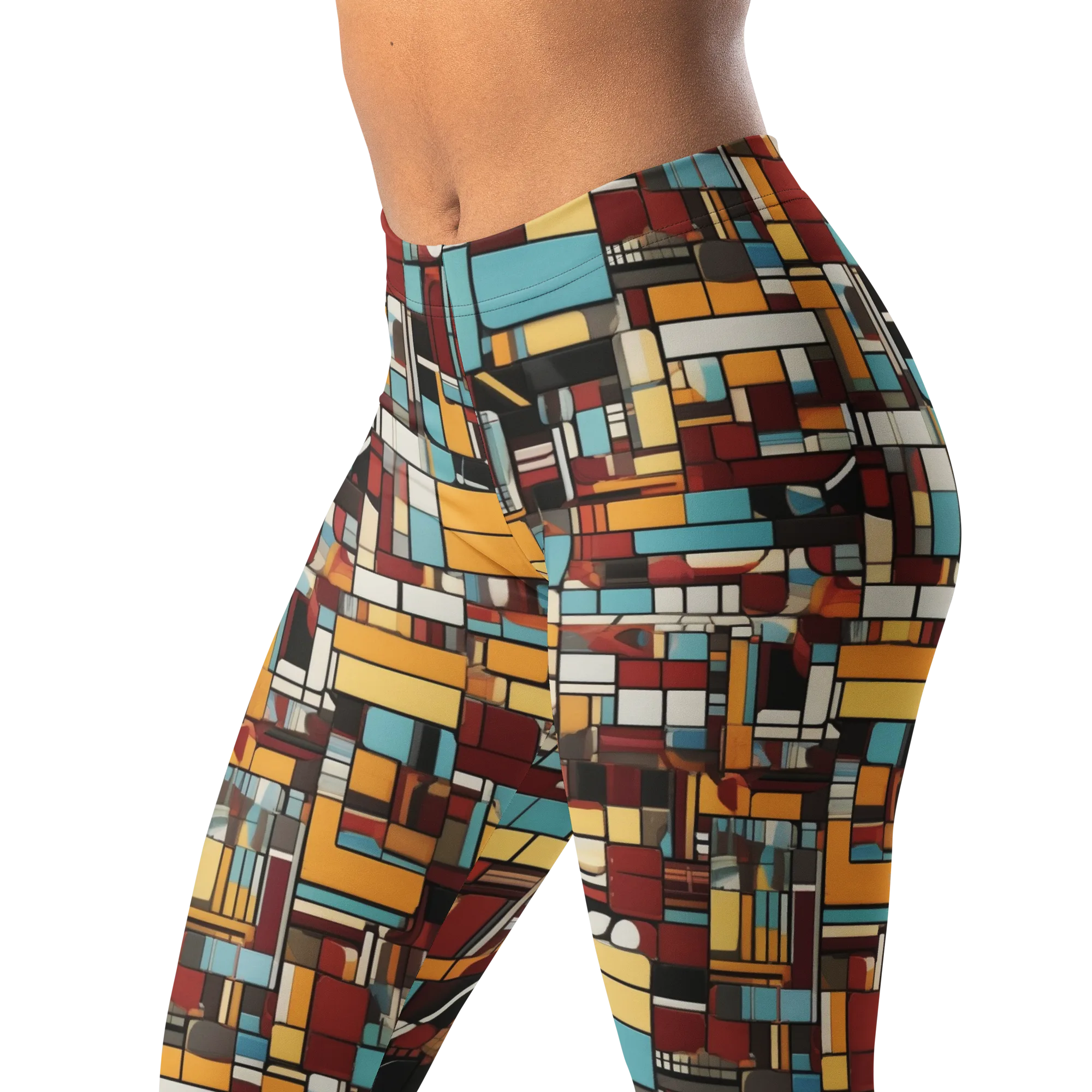 Chromatic City on Leggings — Left Front