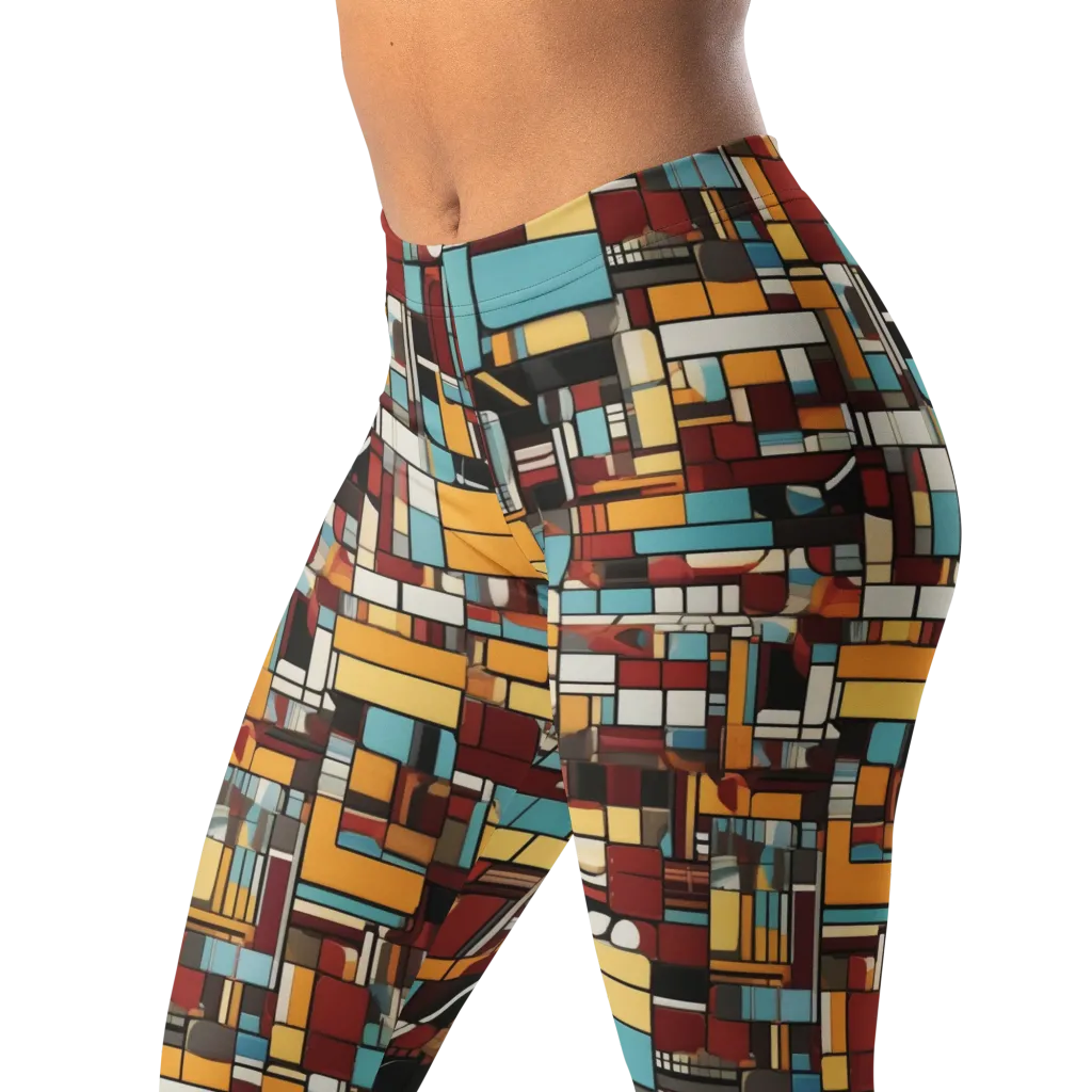 Chromatic City on Leggings — Left Front