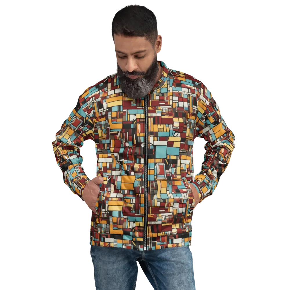 Chromatic City on Bomber Jacket — Front